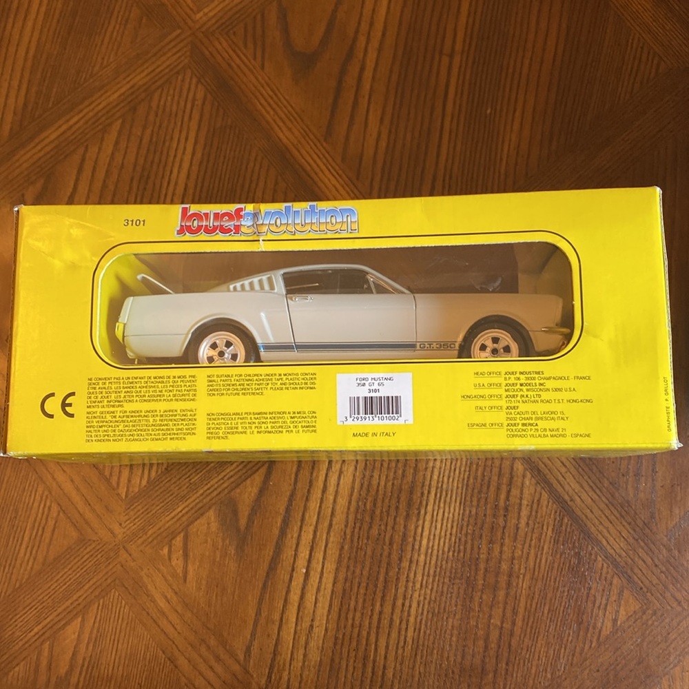 Ford Mustang Diecast Model Car, 350 GT 1965 Fastback, 1:18 Scale,Jouef Evolution - Picture 10 of 16